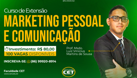  Aprimore suas habilidades com o novo Curso de Extensão em Marketing Pessoal e Comunicação