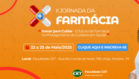 Evento reúne minicursos voltados à inovação, assistência e gestão na área farmacêutica, com foco em saúde mental, antimicrobianos, liderança e técnicas assistenciais.
