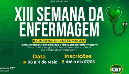 A XII Semana da Enfermagem promete transformar a prática com avanços tecnológicos e inovação